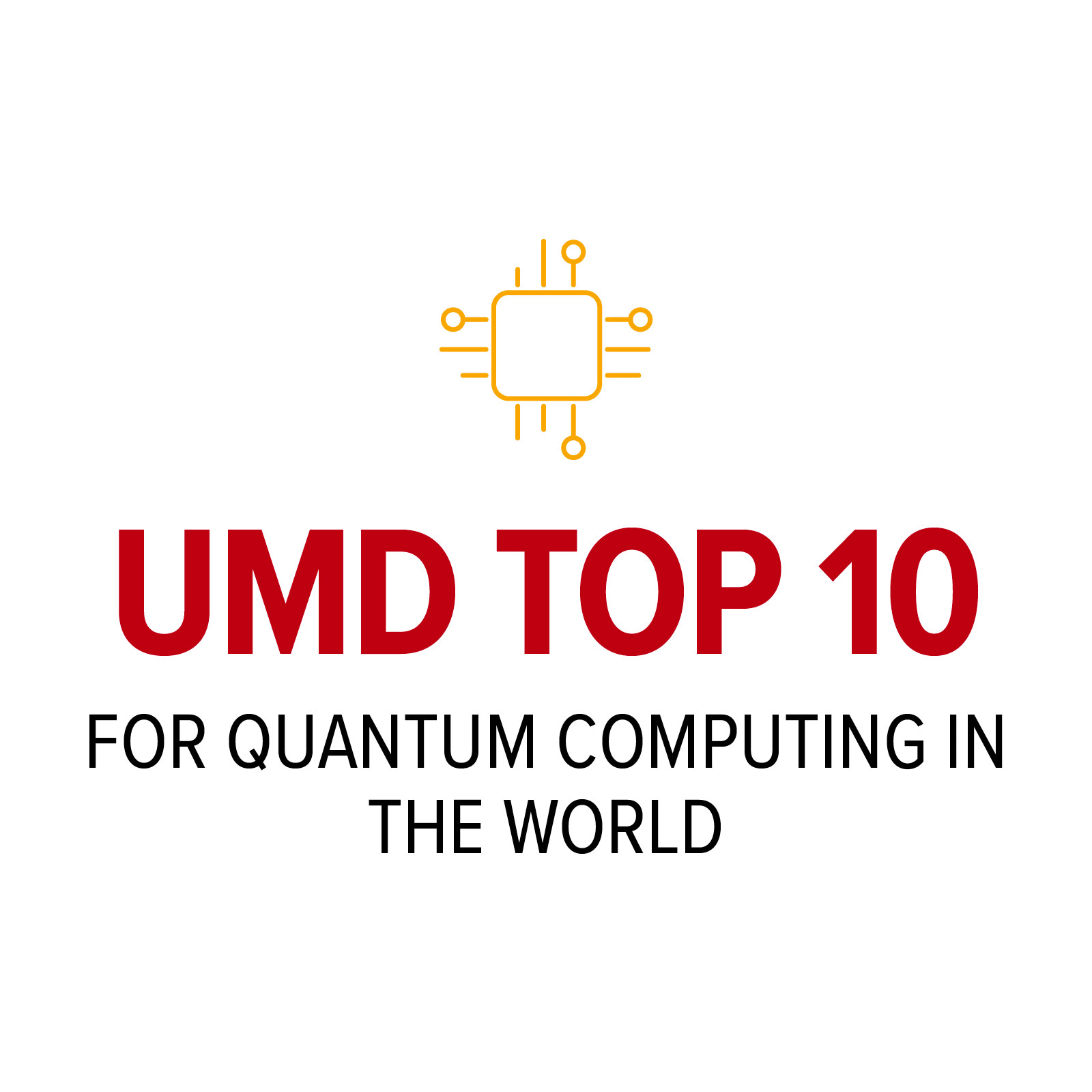 UMD: Top 10 for quantum computing in the world