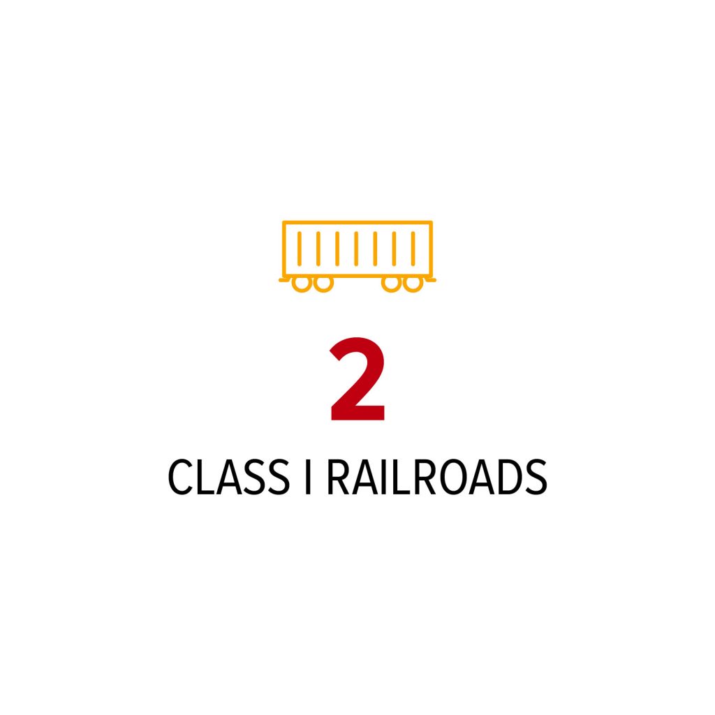 2 Class I railroads